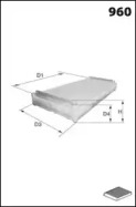 LUCAS FILTERS lfcp118s -  Фильтр воздуха в салоне